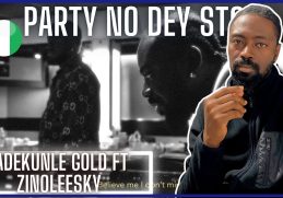 Adekunle Gold - Party No Dey Stop ft. Zinoleesky | Reaction