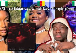 AYRA & OMAH on PEOPLE 😱🇨🇲🇳🇬| LIBIANCA - People (Remix) ft. Omah Lay + Ayra Starr REACTION | UK