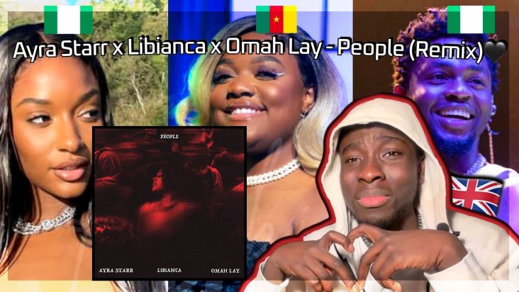 AYRA & OMAH on PEOPLE 😱🇨🇲🇳🇬| LIBIANCA - People (Remix) ft. Omah Lay + Ayra Starr REACTION | UK