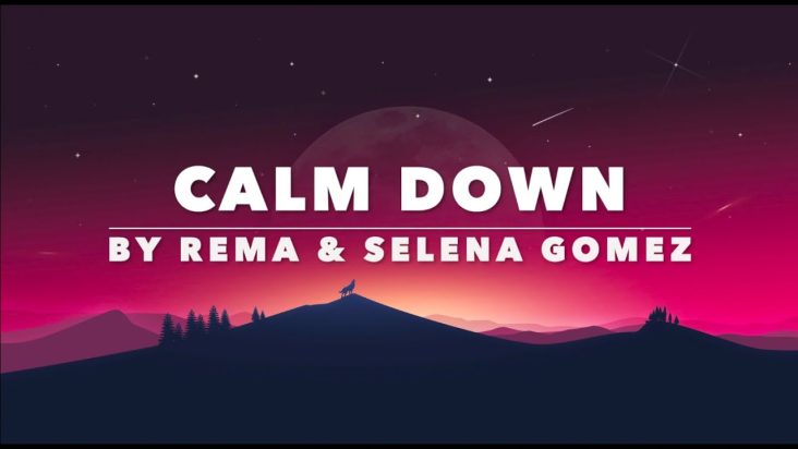 Calm Down - Rema and Selena Gomez (Lyrics Video)