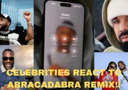 Celebrities react to wizkid verse on abracadabra remix (ft Naira Marley, Rexxie & skiibii)