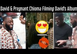 David & Pregnant Chioma Filming The Trailer For David's Album Timeless. Davido and Chioma Are Happy