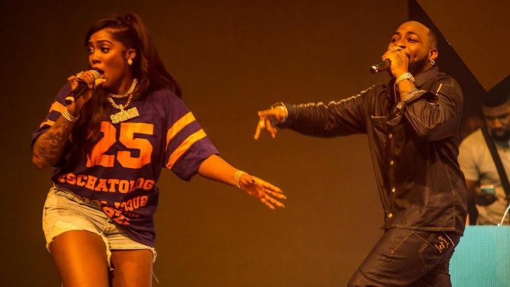 Davido Perform "Somebody Son" With Tiwa Savage Live On Stage.