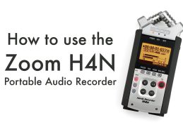 How to use the Zoom H4N portable audio recorder