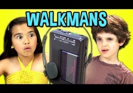 KIDS REACT TO WALKMANS (Portable Cassette Players)