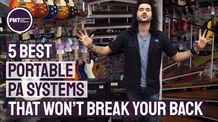 5 Best Portable PA Systems That Won't Break Your Back - Great For Outdoor PA Systems Too!