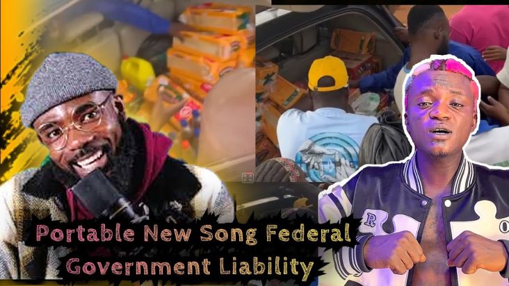 Portable Zazu New Song Praises Nigeria Police, Celebrates Freedom and Gives Out Food Items in Lagos