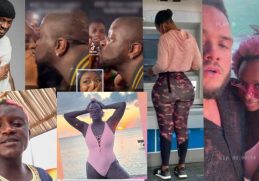 Psquare MrP kissing FANS | Portable bragging & Dj Cuppy boyfriend