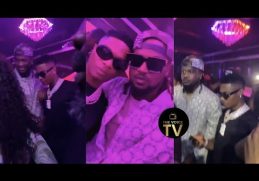 Psquare X Wizkid – Incoming? Fans React As Rudeboy, Mr P Meet Wizkid At Night Club In Lagos