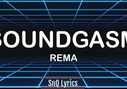 Rema - Soundgasm (Lyrics)🎶