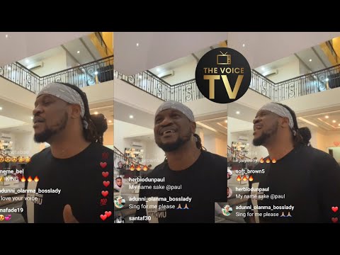 Rudeboy Psquare Performs New Psquare Song - Find Somebody On IG Live