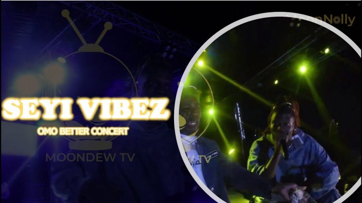 SEYI VIBEZ SINGS BILLION DOLLAR AT OMO BETTER CONCERT LIVE 2022 | BULION VAN | CHANCE | MOONDEWTV