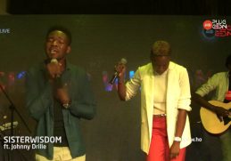 SisterWisdom f. Johnny Drille perform 'MR JOHN' on Holyholla's PluggedinLive 2017