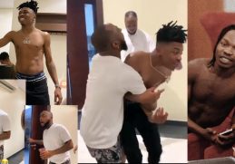 Watch Davido Fight Mayorkun Over A Music By Naira Marley and Zlatan Ibile