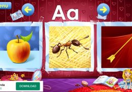 Alphabet with Picture & Sound / Alphabet Pronouciation /learning videos for toddlers/Simi Gaming