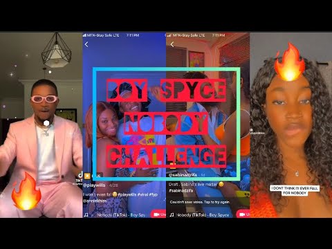 Boy Spyce - Nobody Tiktok Challenge 🔥🥰 #boyspyce #boyspycenobody #nobody