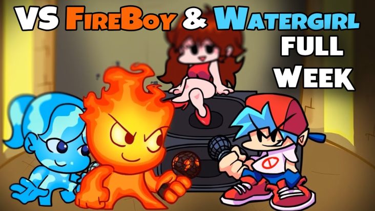 Friday Night Funkin - VS. Fireboy & Watergirl WEEK 2 update + extra song (New Week) #fnfmod