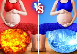 HOT vs COLD Pregnant! Girl On FIRE VS ICY Girl II Funny Pregnancy Situations by GOTCHA!