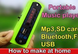 How to make portable Mp3 & Fm player with 3D printed box