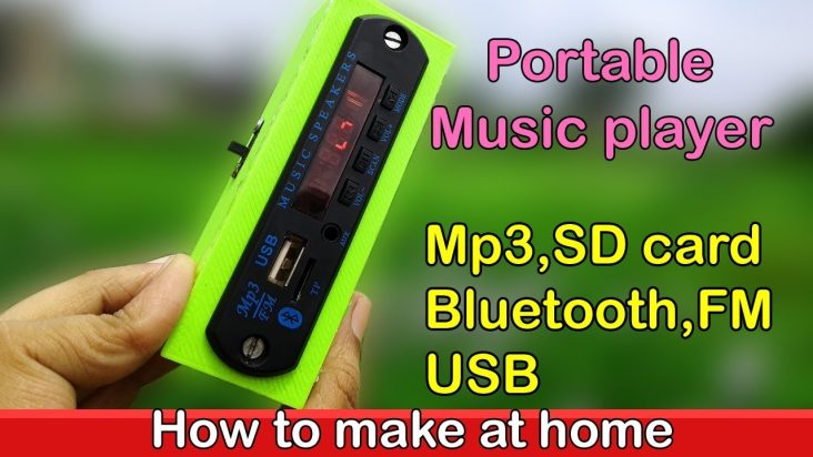 How to make portable Mp3 & Fm player with 3D printed box