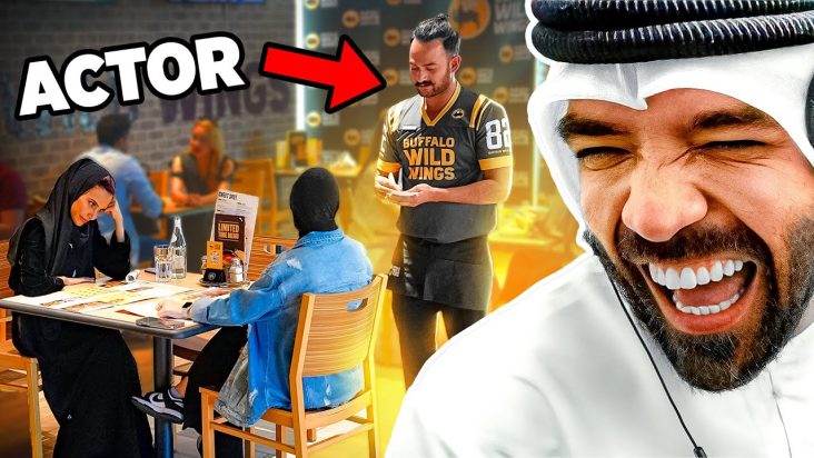 I Pranked My Wife With PAID Actors (Restaurant Prank)