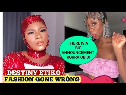 Korra OBIDI hint on leaving SINGLE ZONE, DESTINY ETIKO valentine photoshoot gone Wr0ng