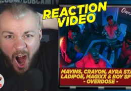 REACTING TO MAVIN ALLSTARS! | Crayon, Ayra Starr, LADIPOE, Magixx & Boy Spyce - Overdose | CUBREACTS