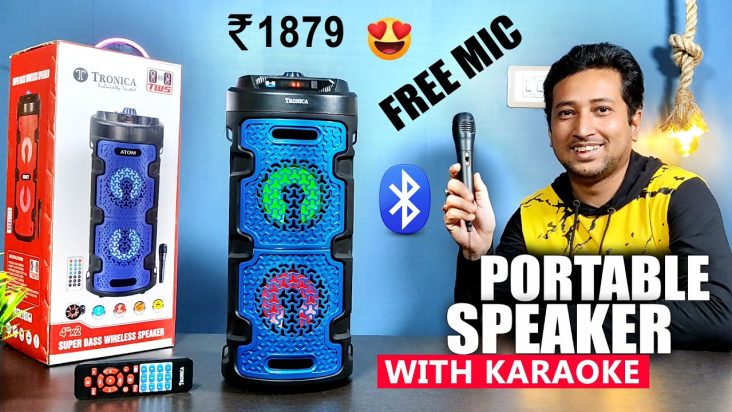 Best portable Bluetooth speaker under 2000 | Best budget wireless speaker in India 2022 with Karaoke