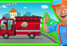 Fire Truck Song for Children | Nursery Rhymes with Blippi