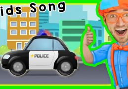 Police Cars for Children with Blippi | Songs for Kids