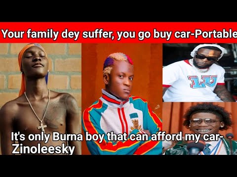 Portable blast zinoleesky for buying new car despite his family suffering from hunger; seyi vibez