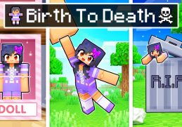 The BIRTH To DEATH of a DOLL in Minecraft!