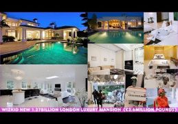 Wizkid 1.27billion London luxury mansion in 2021 (£2.6 million pounds)