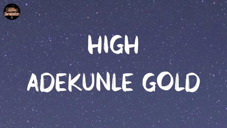 Adekunle Gold - High  🌟 (Lyrics)