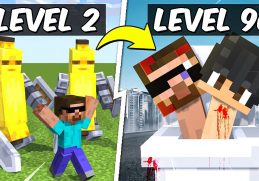 Difficulty 1 vs 100: Level Building Competition in Minecraft