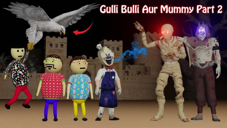 Gulli Bulli And Mummy Part 2 | Mummy And Monster | Pyramids | Gulli Bulli | Make Joke Of Horror