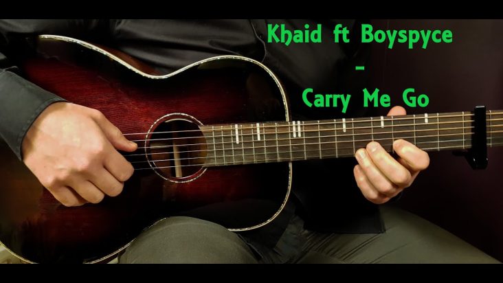 How to play KHAID ft. BOYSPYCE - CARRY ME GO Acoustic Guitar Lesson - Tutorial