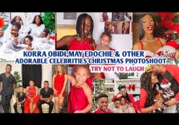 KORRA OBIDI,May Edochie and other Adorable CELEBRITIES Christmas PHOTOSHOOT