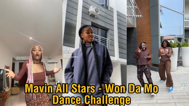 Mavin All Stars - Won Da Mo dance challenge || TikTok