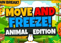 Move and Freeze - Animal Edition! | Brain Break | Freeze Dance Games For Kids | GoNoodle Inspired