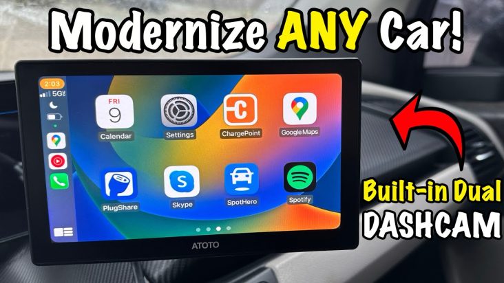 Portable CarPlay & Android Auto Unit with Cameras – ATOTO P8