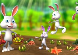 खरगोश का प्यारा परिवार - Rabbit's Lovely Family 3D Animated Hindi Moral Stories | JOJO TV Hindi