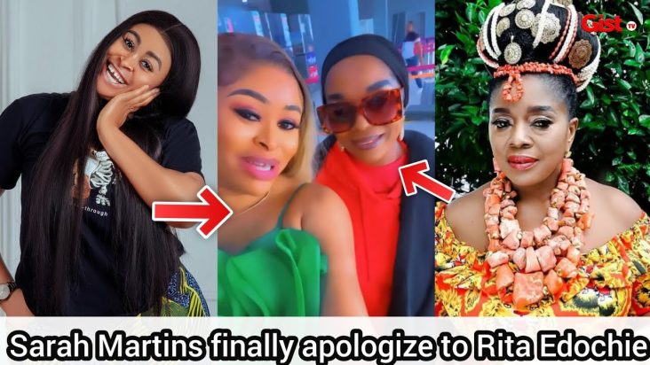 Actress Sarah Martins apologize to Rita Edochie for supporting Judy Austin against May Edochie