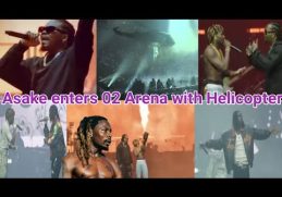 Asake performance at the 02 Arena; brought out Olamide, tiwa Savage, fireboy