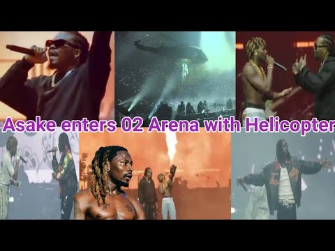 Asake performance at the 02 Arena; brought out Olamide, tiwa Savage, fireboy