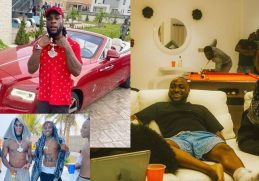 Burna boy Visit Davido With The Help Of Naira Marley And Zlatan Ibile