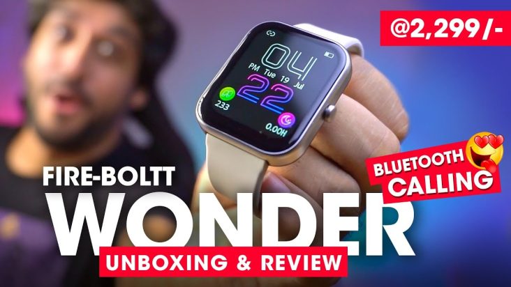 Fire-Boltt WONDER Smartwatch Unboxing & Review ⚡️ Best Bluetooth Calling Smartwatch 2022 Under 3000!