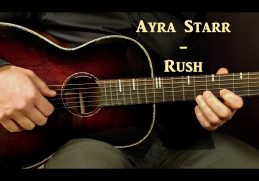 How to play AYRA STARR - RUSH Acoustic Guitar Lesson-Tutorial