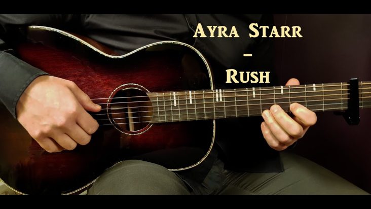 How to play AYRA STARR - RUSH Acoustic Guitar Lesson-Tutorial