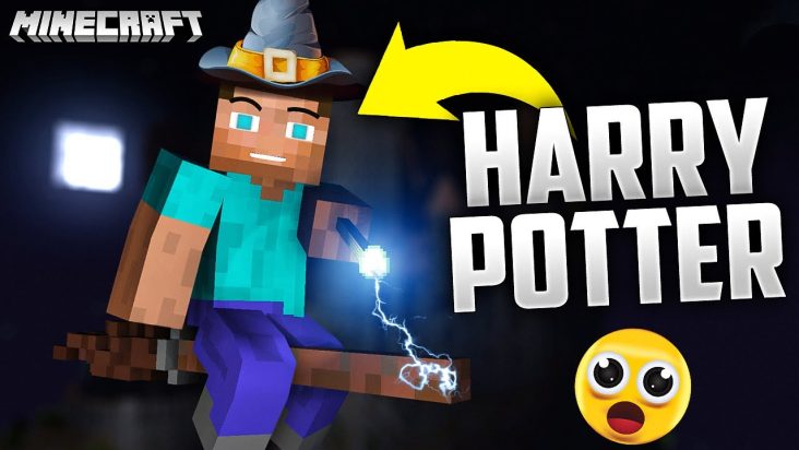 I am HARRY POTTER in Minecraft But...